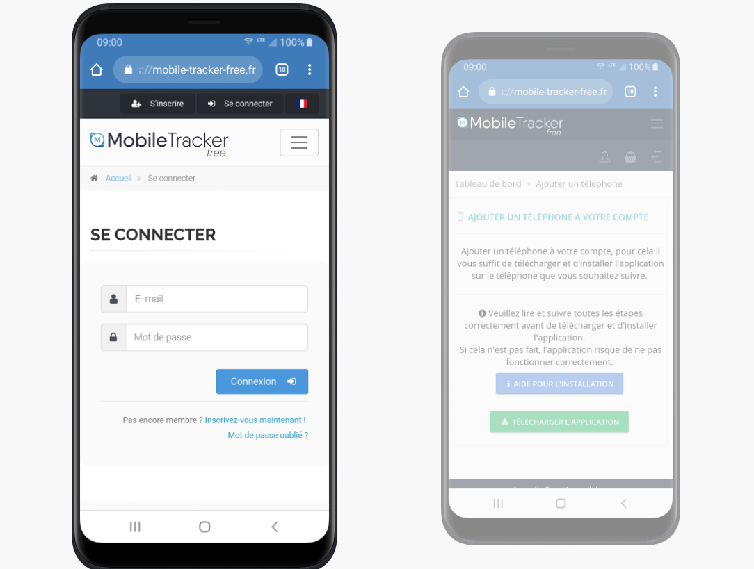 screenshot of Mobile Tracker Free